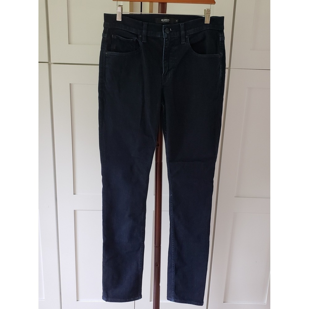 Hudson Blake‎ Jeans Men's 32x34 Blue Slim Straight Dark Wash Denim